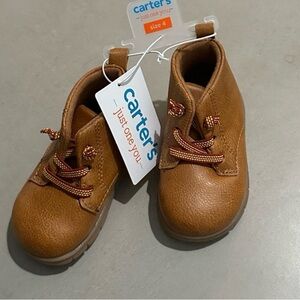 Carter's baby or Kids Shoes Boots brown Sz 4 new